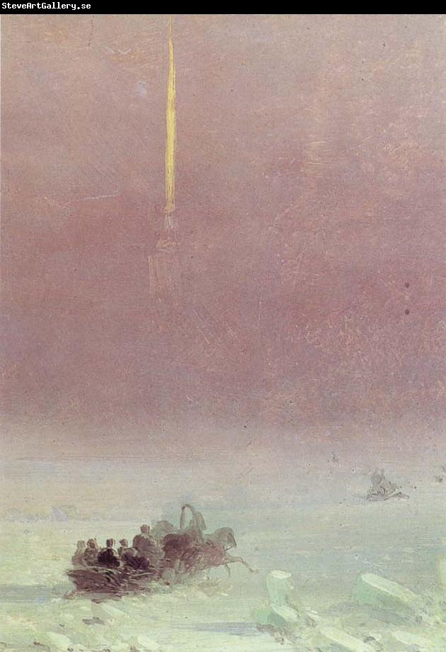 Ivan Aivazovski St.Petersburg,Crossing the Neva